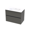 Syrtari Serifos 800 Double Drawer Wall Vanity