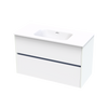 Syrtari Serifos 1000 Double Drawer Wall Vanity