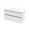 Syrtari Serifos 1000 Double Drawer Wall Vanity