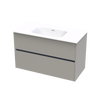 Syrtari Serifos 1000 Double Drawer Wall Vanity