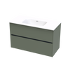 Syrtari Serifos 1000 Double Drawer Wall Vanity