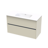 Syrtari Serifos 1000 Double Drawer Wall Vanity