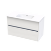Syrtari Serifos 1000 Double Drawer Wall Vanity