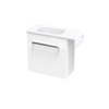 Verto Serifos 600 Right Hinge Towel Rail Wall Hand Basin