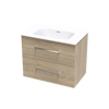 Verto Serifos 750 Double Drawer Wall Vanity