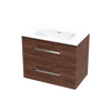 Verto Serifos 750 Double Drawer Wall Vanity