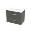 Verto Serifos 750 Double Drawer Wall Vanity