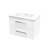 Verto Serifos 800 Double Drawer Wall Vanity