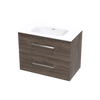 Verto Serifos 800 Double Drawer Wall Vanity