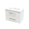 Verto Serifos 800 Double Drawer Wall Vanity