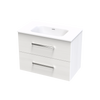 Verto Serifos 800 Double Drawer Wall Vanity