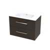 Verto Serifos 800 Double Drawer Wall Vanity