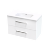 Verto Serifos 900 Double Drawer Wall Vanity