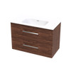 Verto Serifos 900 Double Drawer Wall Vanity