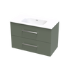 Verto Serifos 900 Double Drawer Wall Vanity