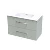 Verto Serifos 900 Double Drawer Wall Vanity