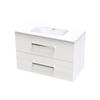Verto Serifos 900 Double Drawer Wall Vanity