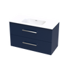 Verto Serifos 1000 Double Drawer Wall Vanity