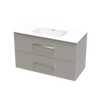 Verto Serifos 1000 Double Drawer Wall Vanity