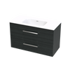 Verto Serifos 1000 Double Drawer Wall Vanity