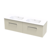 Verto Serifos 1500 Double Basin 2 Drawer Wall Vanity