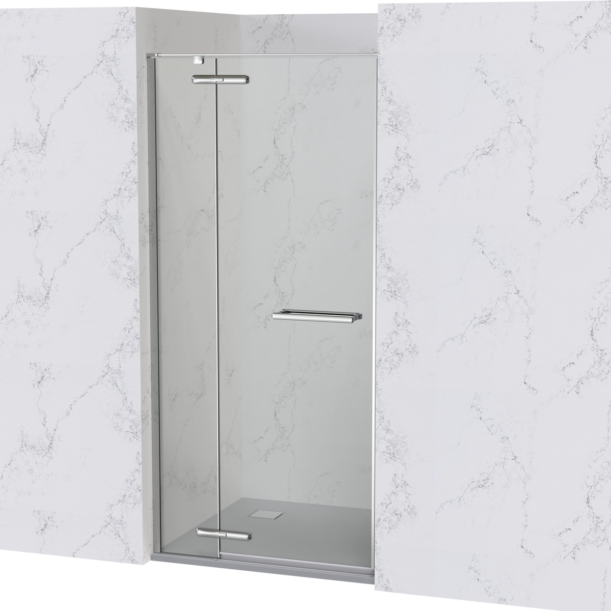 SlateForma Artus 1000x1000 Alcove Shower
