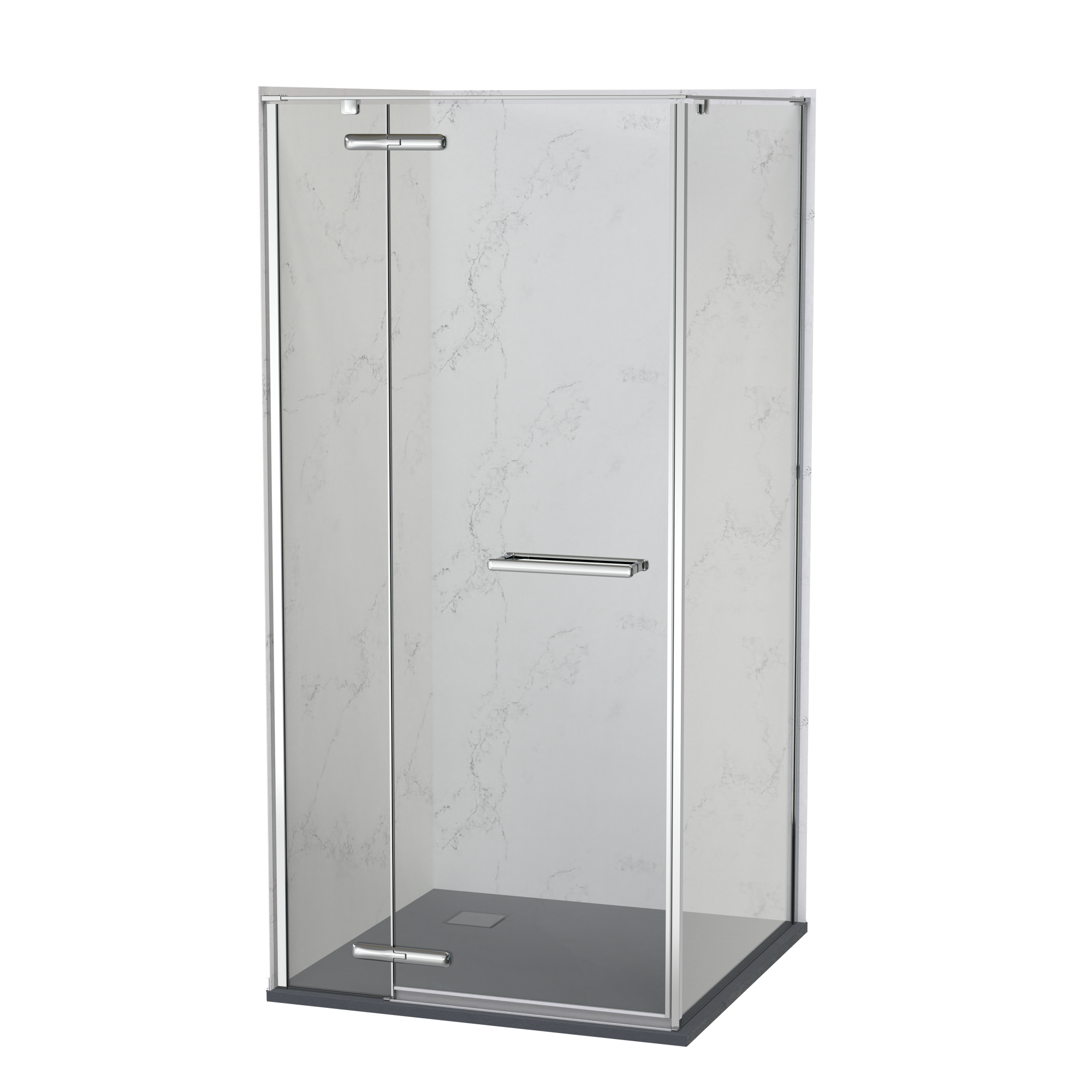 SlateForma Artus 1000x1000 Two Wall Shower