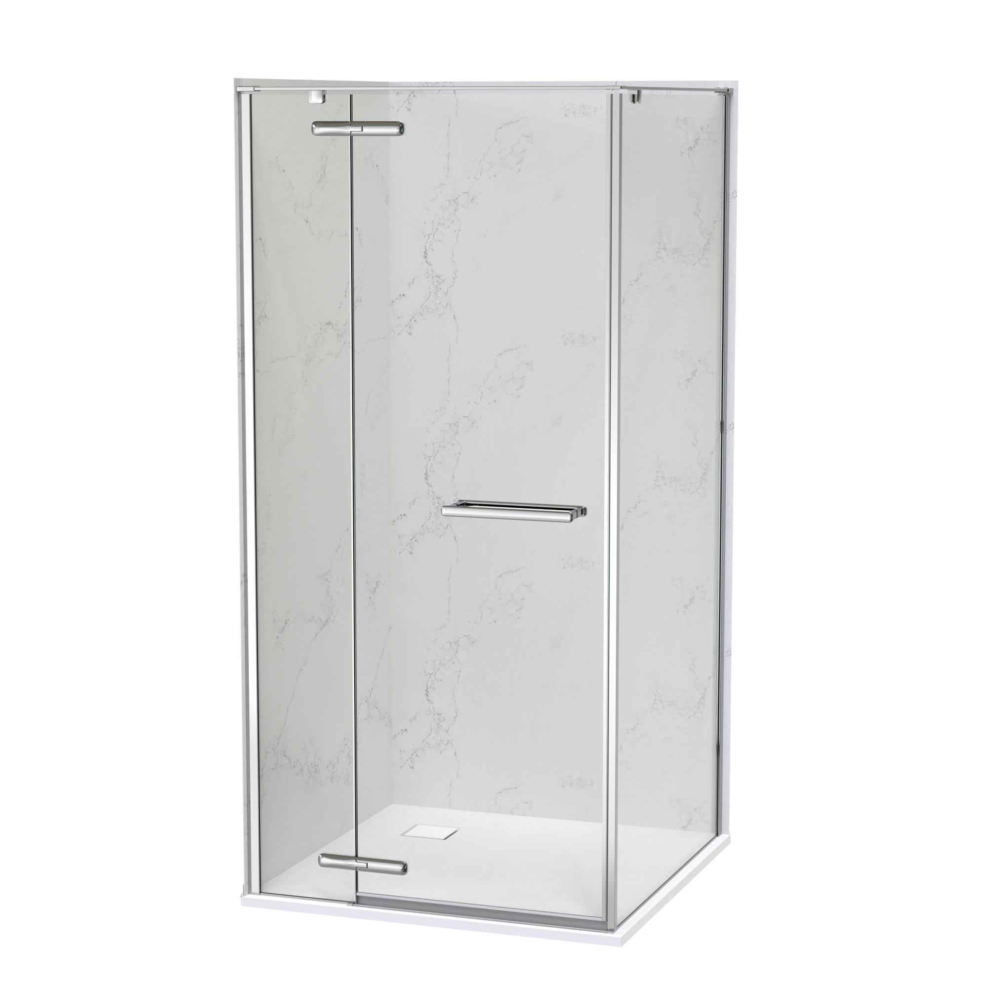 SlateForma Artus 1000x1000 Two Wall Shower