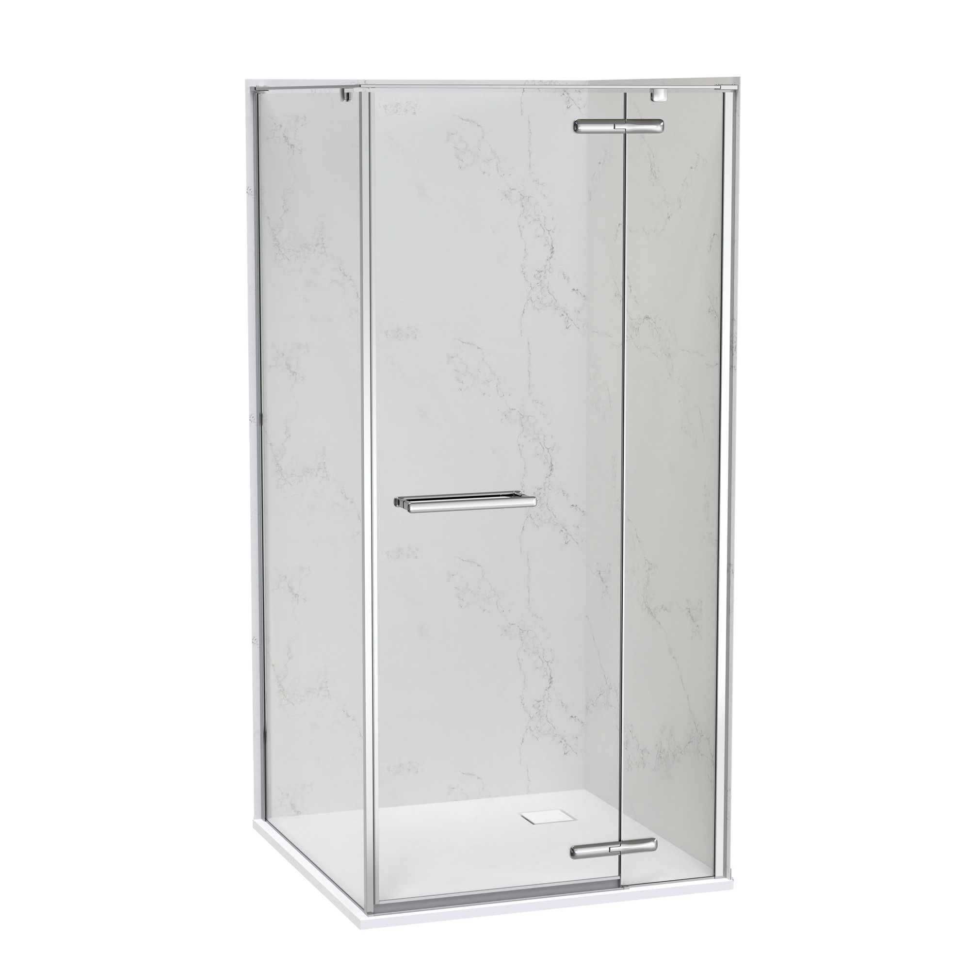 SlateForma Artus 1000x1000 Two Wall Shower
