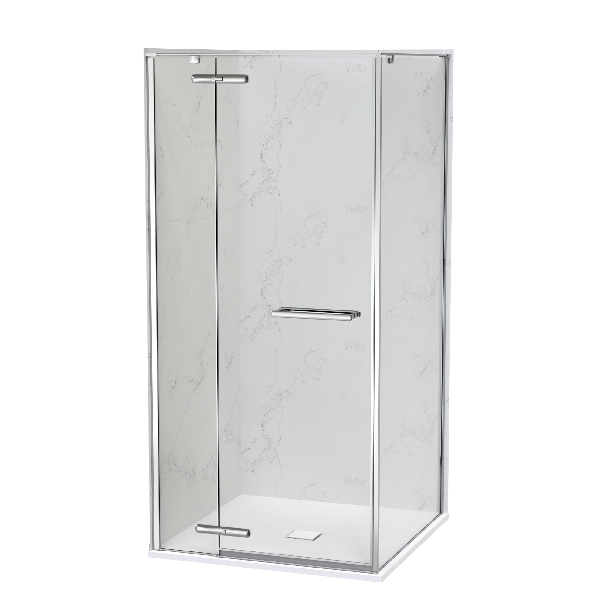 SlateForma Artus 1000x1000 Two Wall Shower