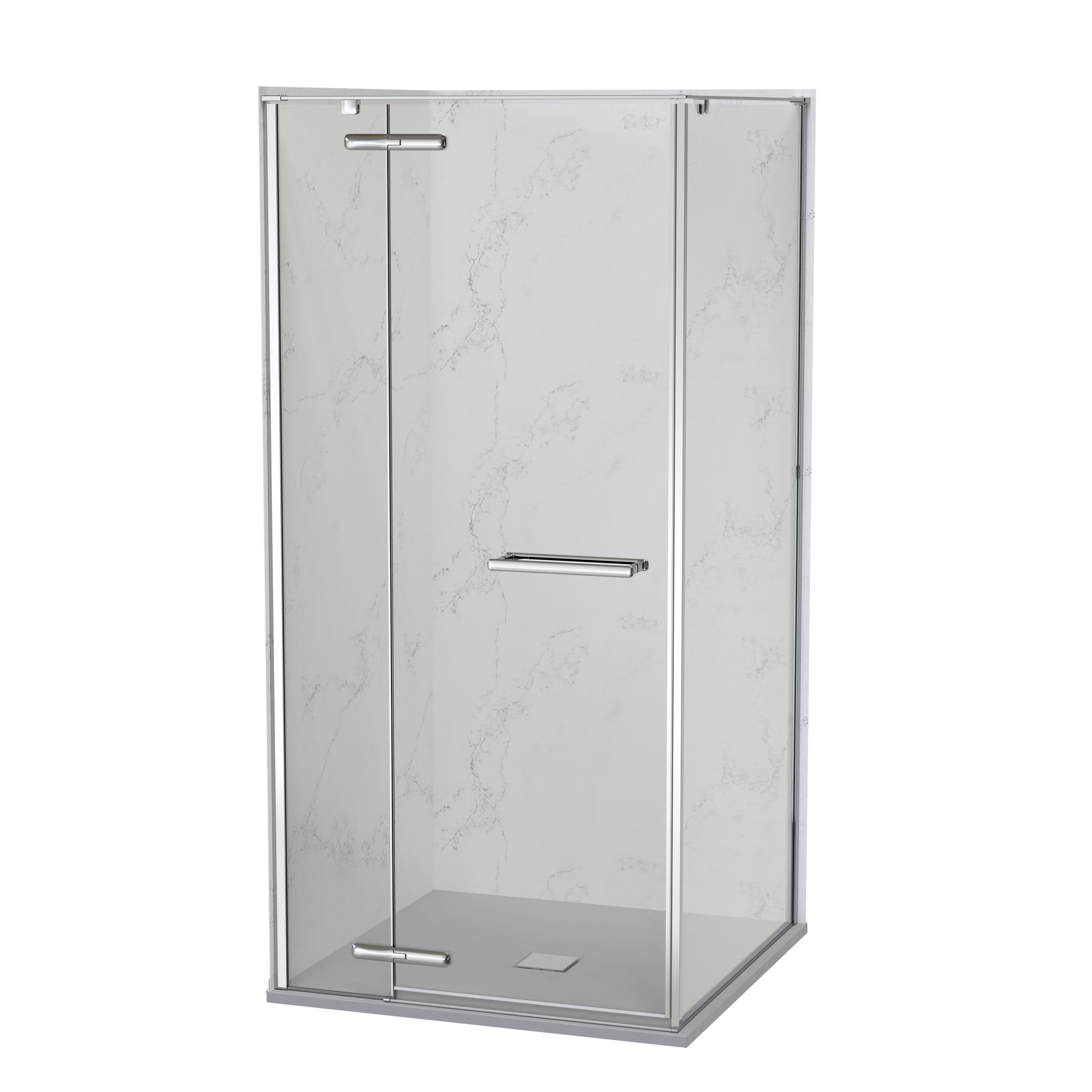 SlateForma Artus 1000x1000 Two Wall Shower