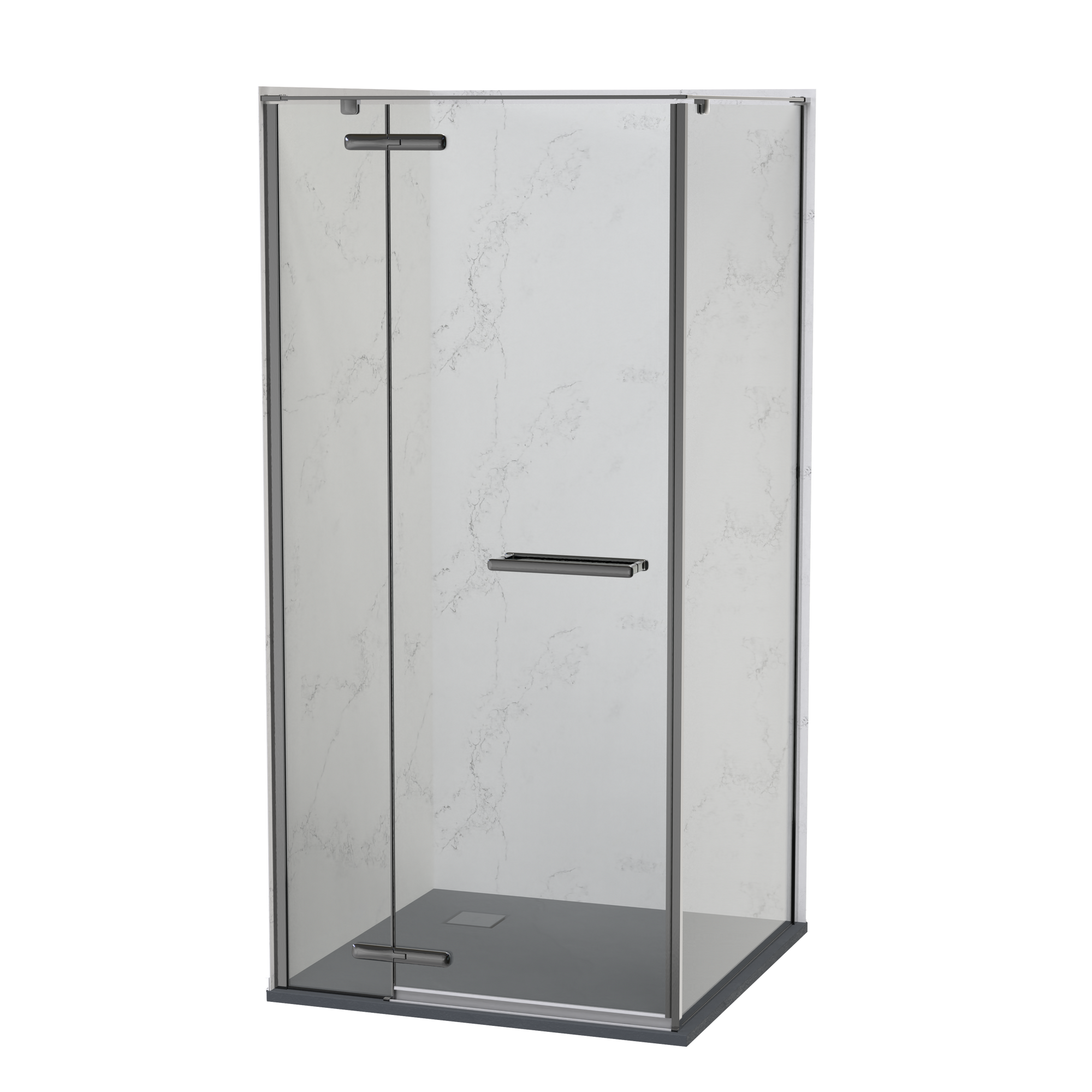 SlateForma Artus 1000x1000 Two Wall Shower