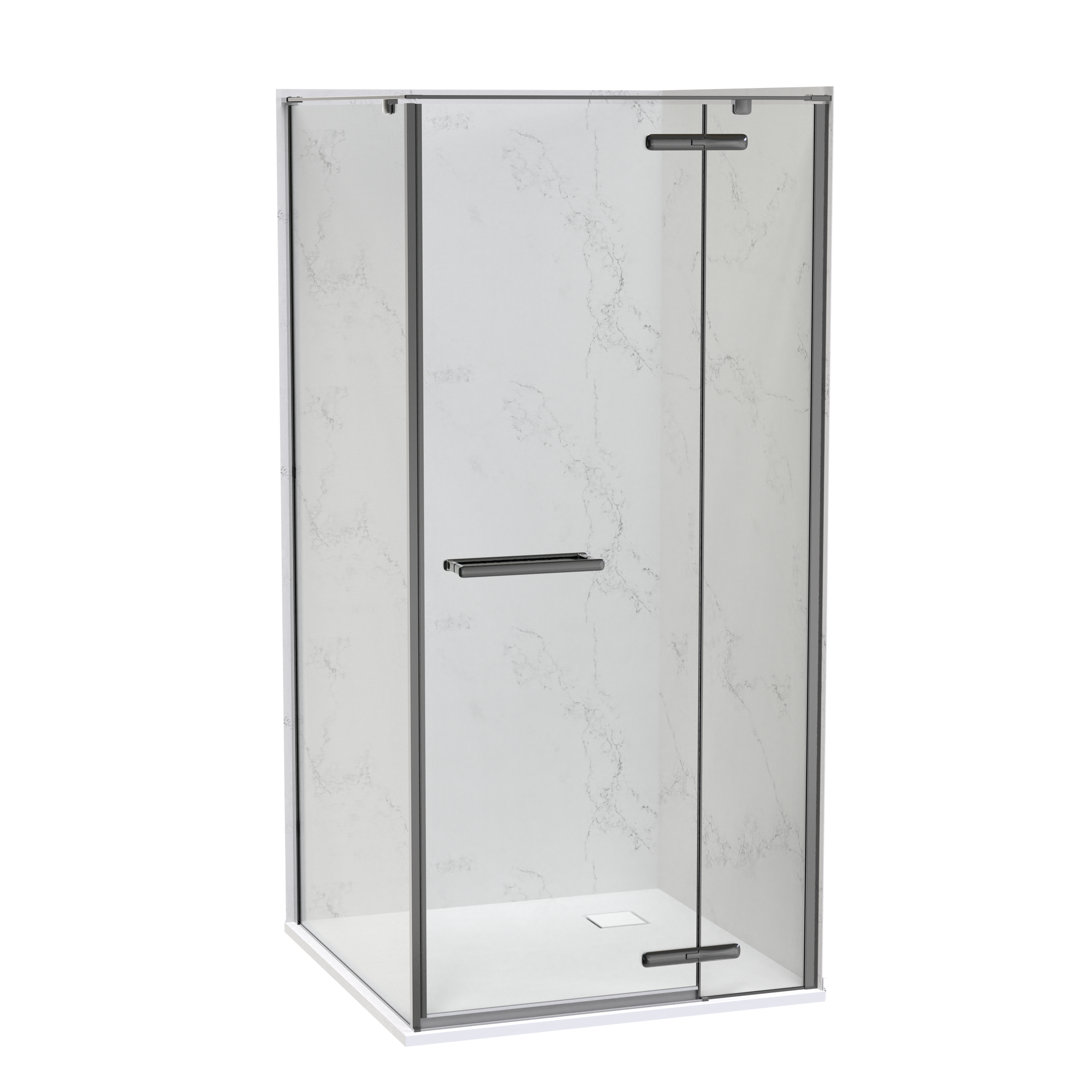 SlateForma Artus 1000x1000 Two Wall Shower