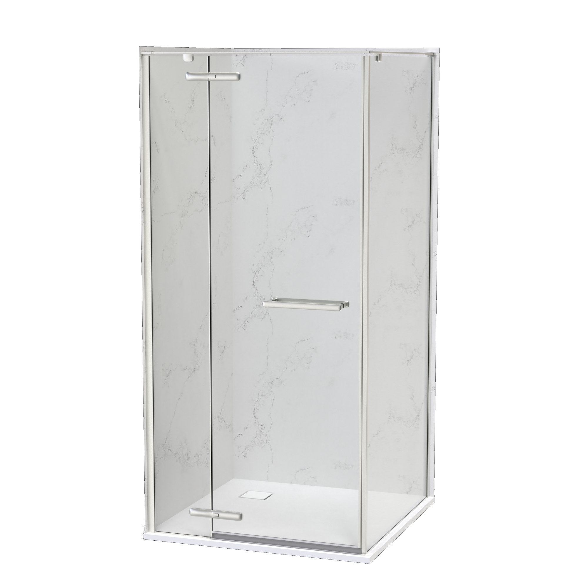 SlateForma Artus 1000x1000 Two Wall Shower