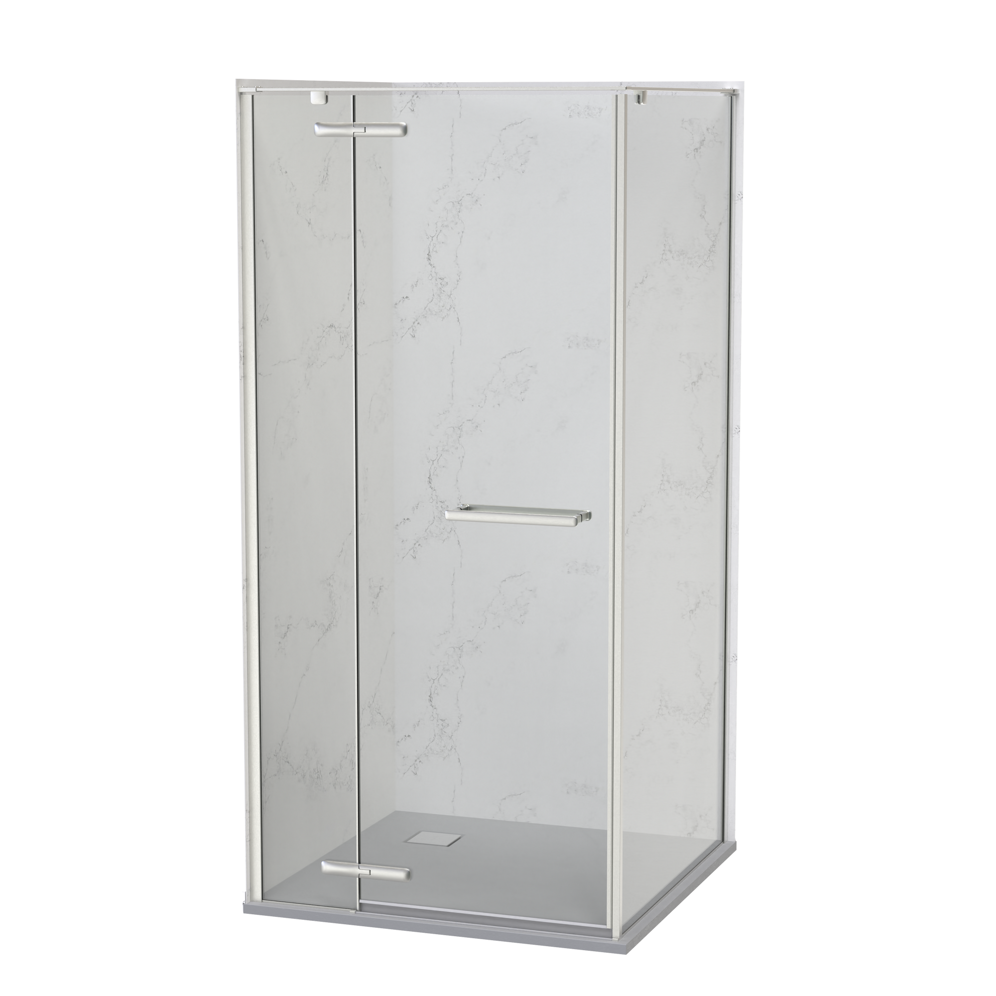 SlateForma Artus 1000x1000 Two Wall Shower