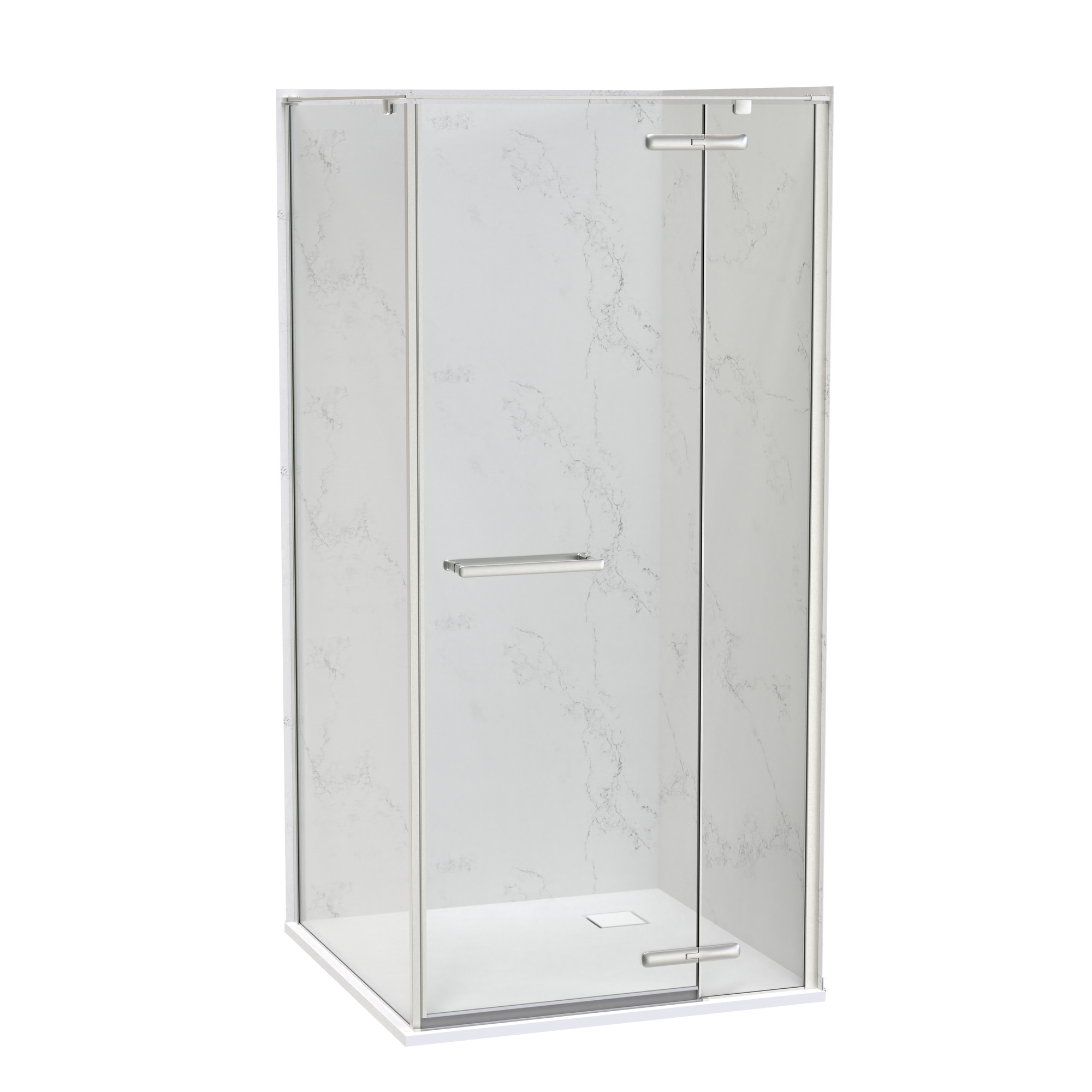 SlateForma Artus 1000x1000 Two Wall Shower