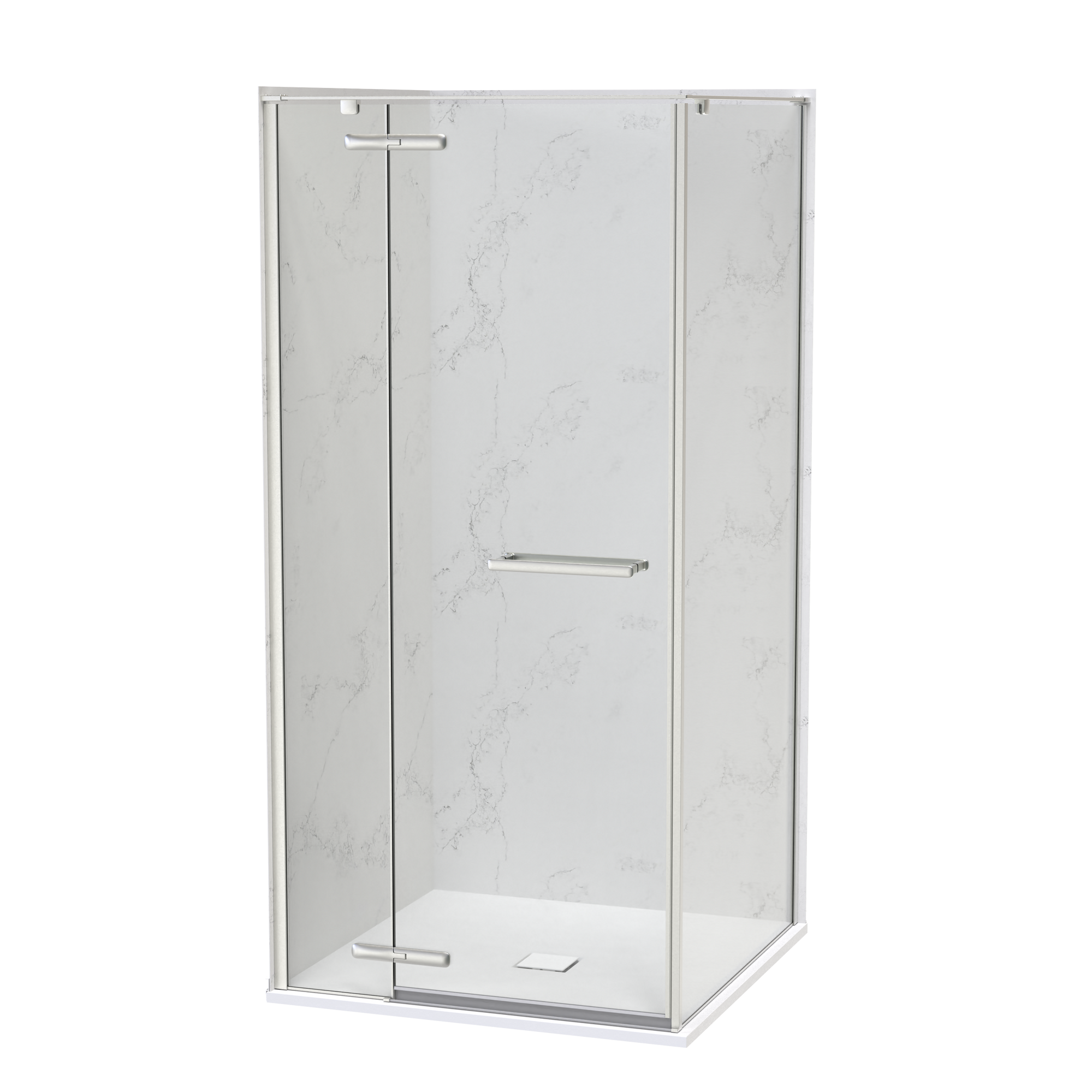 SlateForma Artus 1000x1000 Two Wall Shower