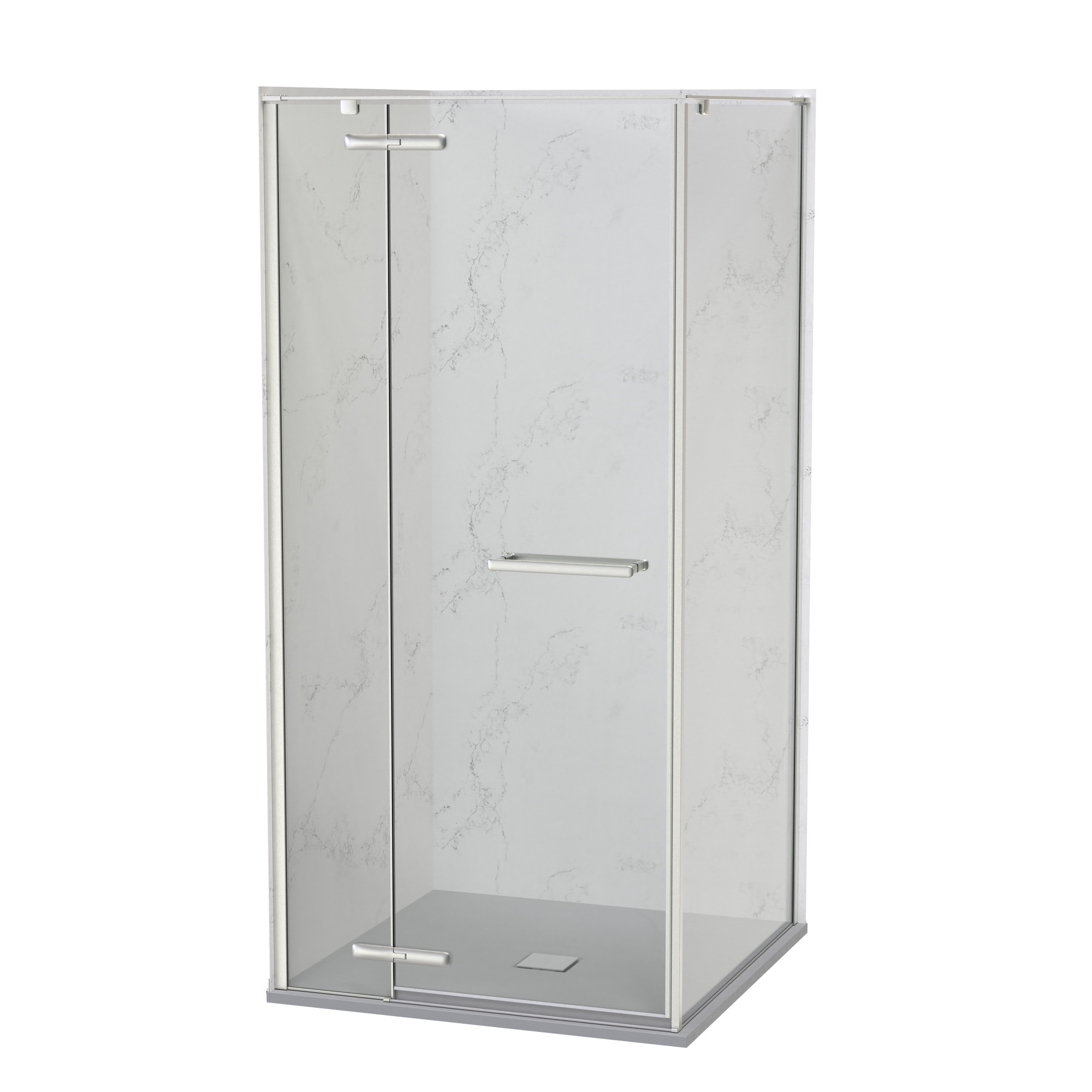 SlateForma Artus 1000x1000 Two Wall Shower