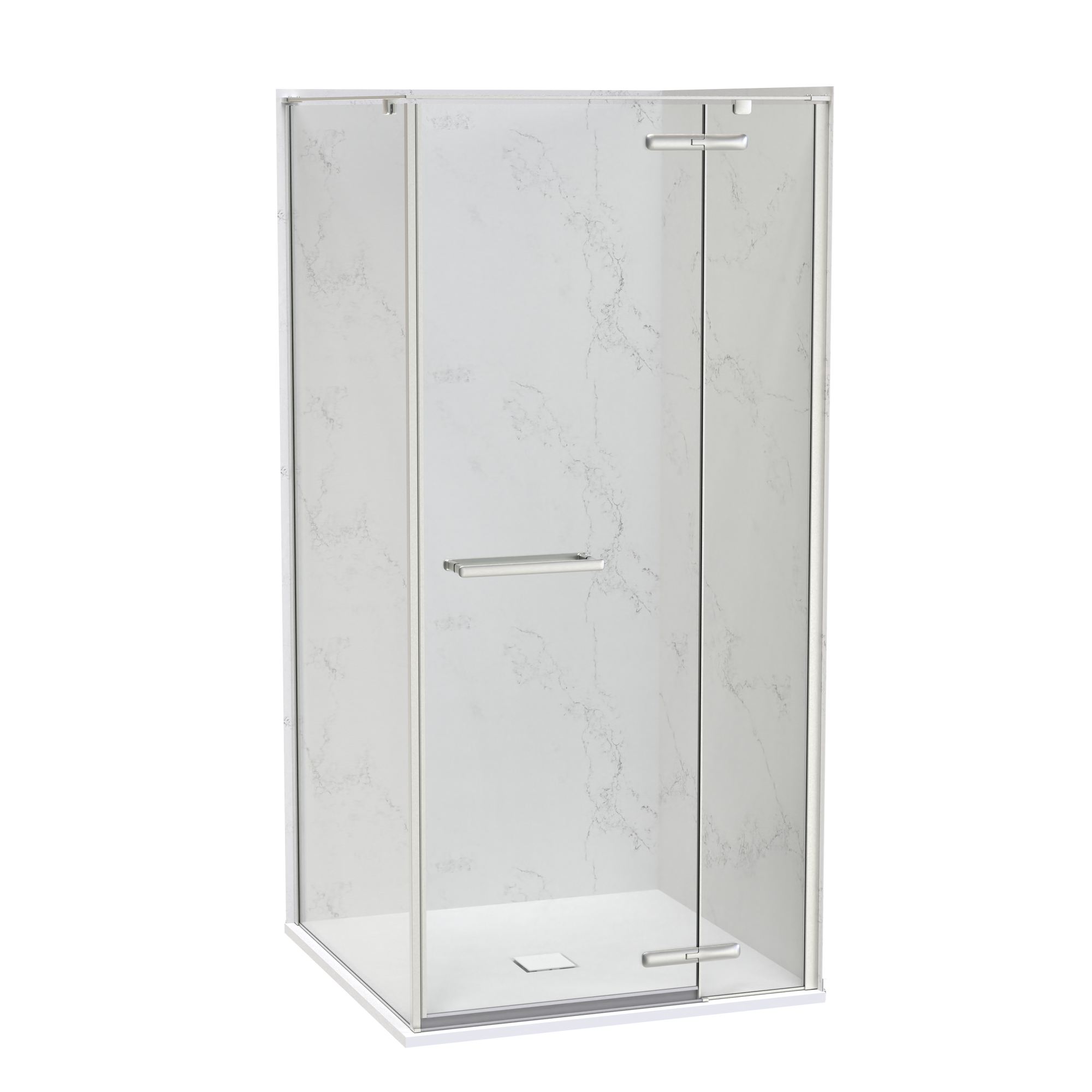 SlateForma Artus 1000x1000 Two Wall Shower