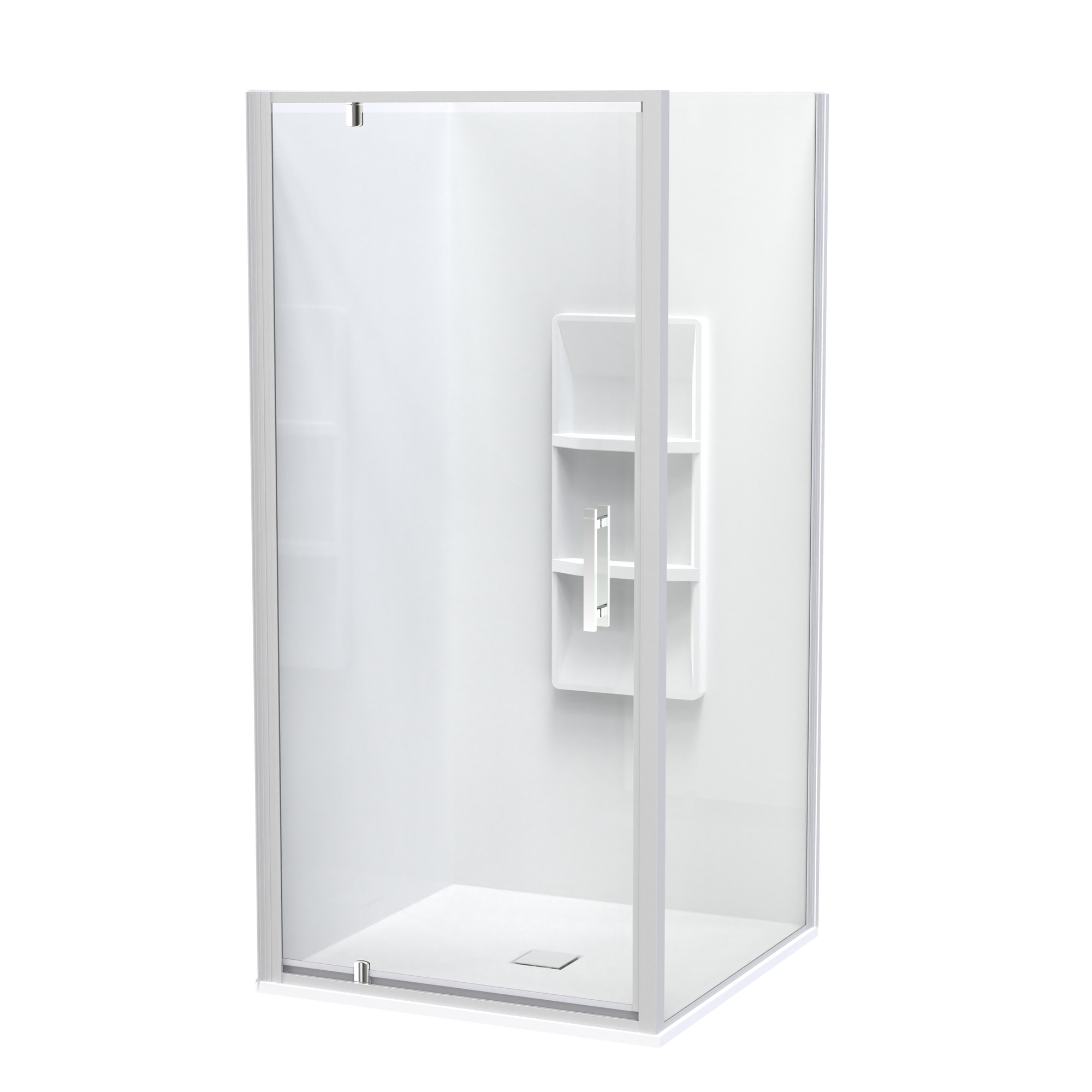 SlateForma Soul 1000x1000 Two Wall Shower