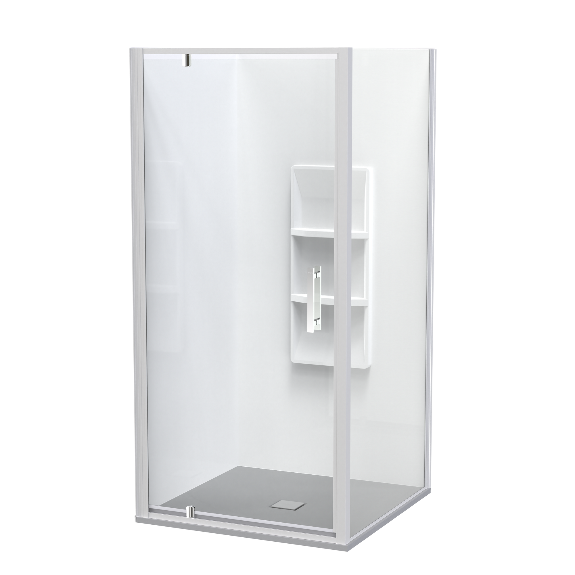 SlateForma Soul 1000x1000 Two Wall Shower