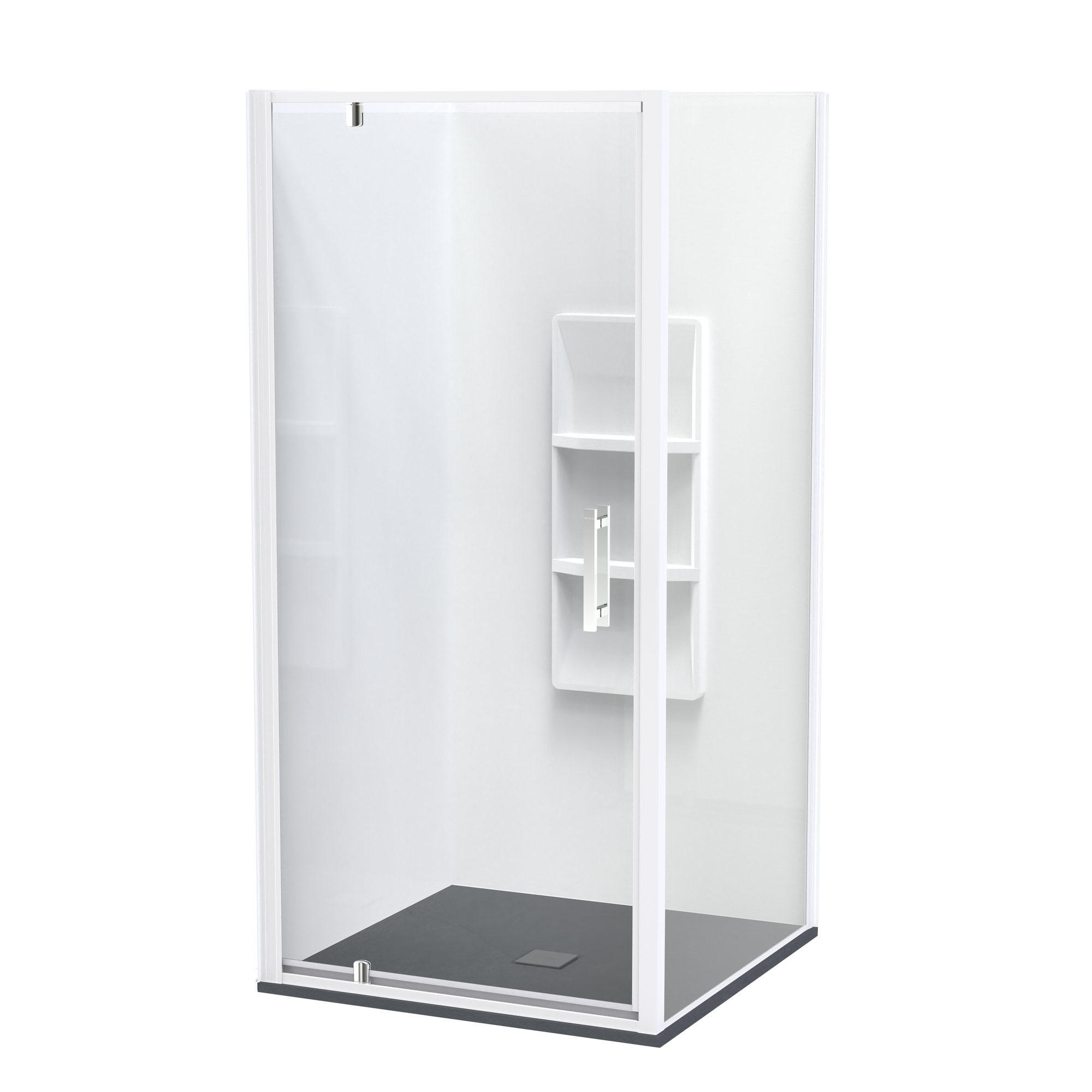 SlateForma Soul 1000x1000 Two Wall Shower