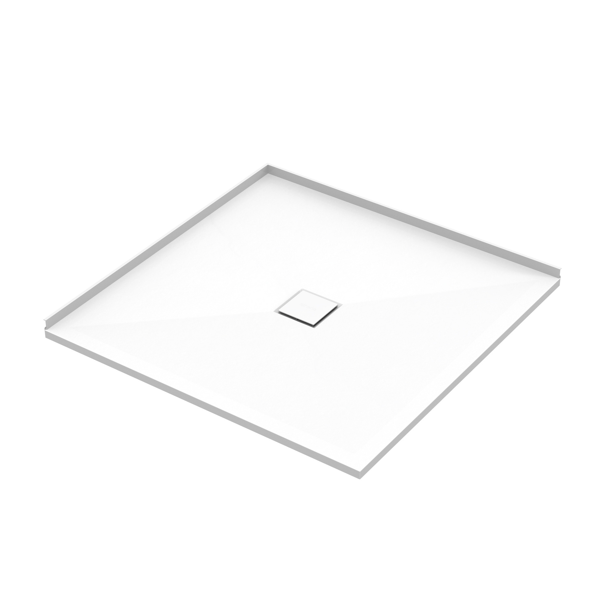 SlateForma Shower Tray - Chalk
