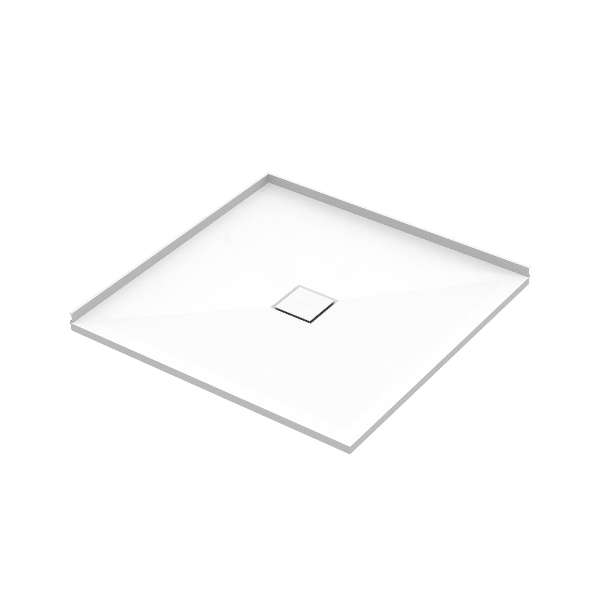 SlateForma Shower Tray - Chalk