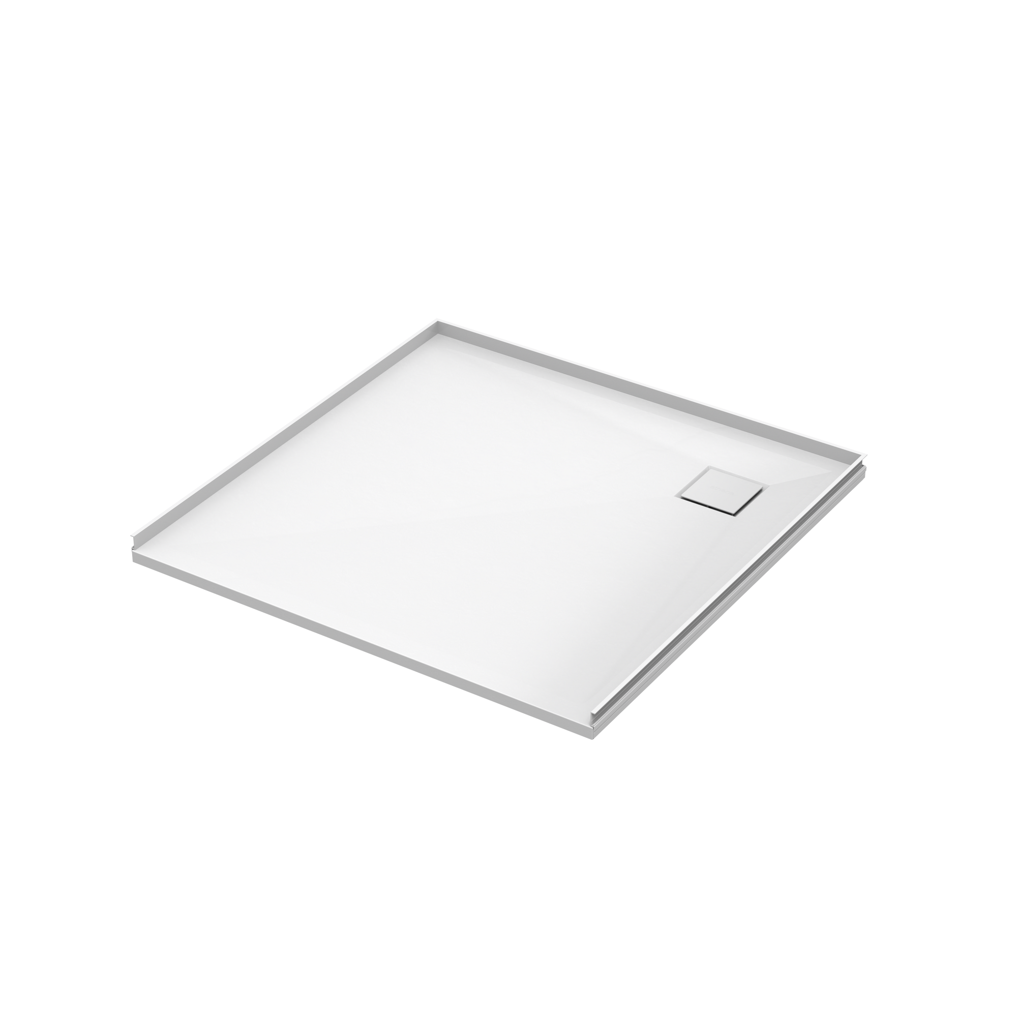 SlateForma Shower Tray - Chalk