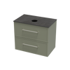 Array Berlin Laminam 750 Double Drawer Wall Vanity