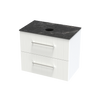 Array Kawhia Laminam 750 Double Drawer Wall Vanity