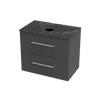 Array Kawhia Laminam 750 Double Drawer Wall Vanity