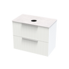 Array Riada Laminam 800 Double Drawer Wall Vanity