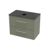 Array Berlin Laminam 800 Double Drawer Wall Vanity